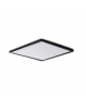 Plafoniera LED AZPO 17,5W CCT L B IP54 kwadratowa czarna zmienna barwa świecenia