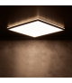 Plafoniera LED AZPO 17,5W CCT L B IP54 kwadratowa czarna zmienna barwa świecenia