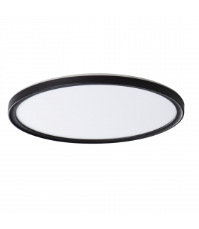 Plafoniera LED AZPO 22W CCT O B IP54 okrągła czarna zmienna barwa świecenia