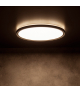 Plafoniera LED AZPO 22W CCT O B IP54 okrągła czarna zmienna barwa świecenia