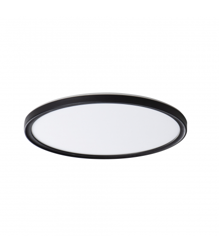 Plafoniera LED AZPO 18,5W CCT O B IP54 okrągła czarna zmienna barwa świecenia