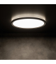 Plafoniera LED AZPO 11,8W CCT O B IP54 okrągła czarna zmienna barwa świecenia
