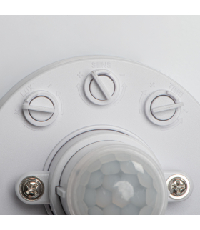 Plafoniera LED FOGLER E 12W NW z czujnikiem ruchu PIR barwa neutralna - 1000lm