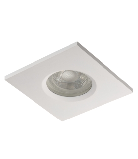 Pierścień oprawy punktowej TALU IP44 DSL W kwadratowy biały