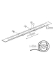 Taśma LED STRIP LCOB 12V 10W/M IP65 WW barwa ciepła 25m