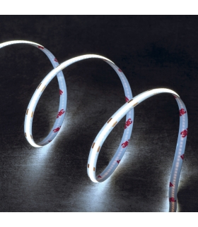Taśma LED STRIP LCOB 12V 10W/M IP65 CW barwa zimna 25m