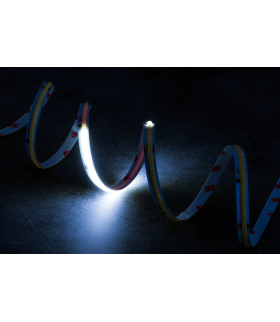 Taśma LED LCOB DIGITAL 11W/M 24V IP65 CW barwa zimna 5m