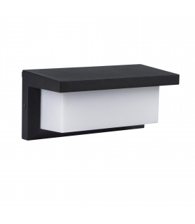 Oprawa elewacyjna z wymiennym źródłem światła LERTO E27 EL IP54 czarna