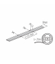 Taśma LED LCOB 12V 3W/M IP00 NW barwa neutralna 25m