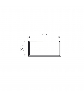 Ramka ADAPTER ADTR SKY-V 3060 B czarna
