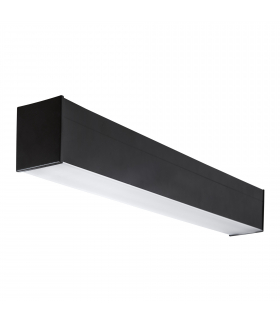 Oprawa liniowa LED ALIN LED IP55 10W AL55 SL WW MAT B NT barwa ciepła czarna