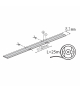Taśma LED LCOB 10W/M 48V IP65 WW barwa ciepła 25m