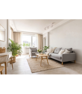 Oprawa ścienno-sufitowa EVALO EL-2I BE-G beżowa GU10