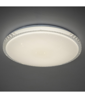 Plafoniera LED LUMKO 38W CCT pilot zmienna barwa świecenia okrągła biała