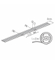 Taśma LED LCOBB 3W/M 24V IP00 EW barwa extra ciepła 25m