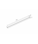 Oprawa natynkowo/elewacyjna ALIN LED IP55 26W AL55 ML NW MAT B NT barwa neutralna czarna