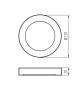 Oprawa typu downlight ERGA 10-18W CCT W zmienna barwa światła biała