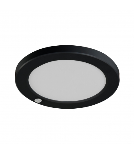 Oprawa typu downlight ERGA 10-18W CCT B z czujnikiem ruchu zmienna barwa światła czarna