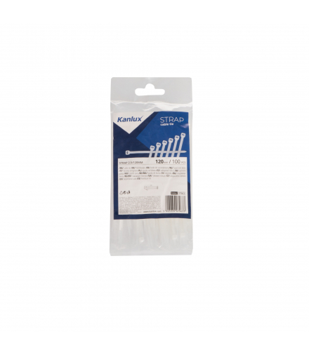 Opaska zaciskowa STRAP 2,5/120MM 100 sztuk
