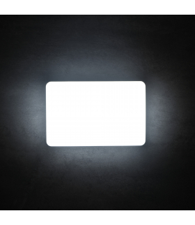 Plafoniera LED PORTOS CCT M10W TSE IP65 biała czujnik zmierzchu z numerami do naklejenia